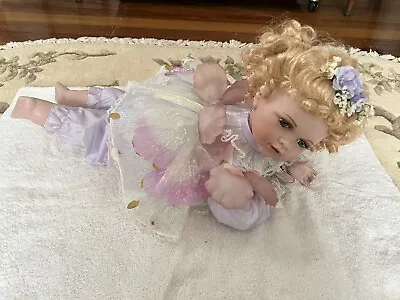 Vintage 1990s Homeart Porcelain Doll Fairy Faith • $40