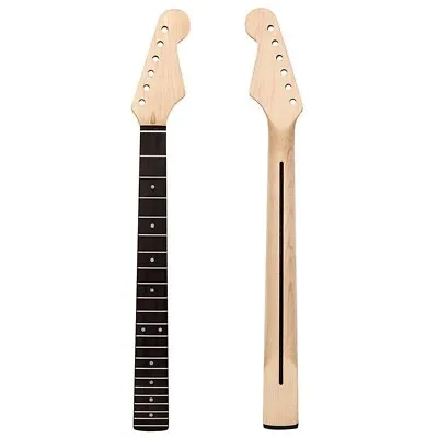 22 Frets Electric Guitar Neck Canada Rosewood Maple For DIY Strat Replacement • $37.59