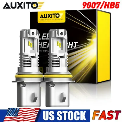 $40.89 • Buy AUXITO 9007 LED Headlight Bulbs Conversion Kit High Low Beam 6500K Super Bright