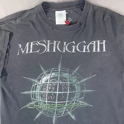 Vintage Dryrot Meshuggah Chaosphere Medium Shirt Swedish Distressed • $45
