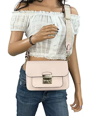 Michael Kors Sloan Editor Medium Flap Shoulder Messenger Bag Powder Blush • $138.80
