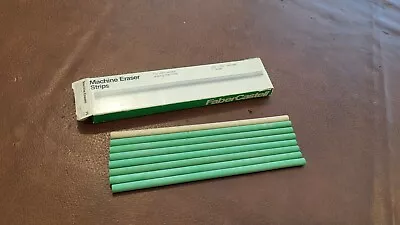 8 Faber Castell Machine Eraser Strips 75216 (GREEN #75 X 7) (#73 WHITE X 1) • $7.45