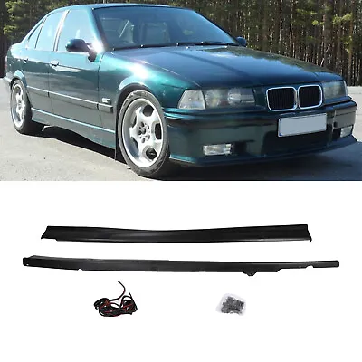 For BMW E36 M3 Style 92-99  Side Skirt Diffuser Extensions NEW Unpainted • $120