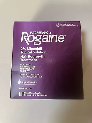 Rogaine Women's Solution Hair Loss & Regrowth  - 1 2 3 6 Months Supply • $22.99