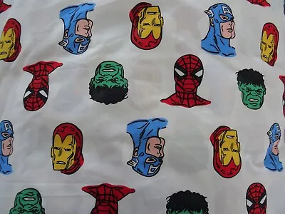 Marvel Avengers Thor Captain America Iron Man Cotton Fabric 62 Inch Width • $3.99