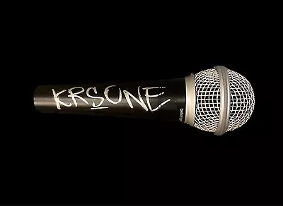 KRS- One Hand Signed Microphone • £250