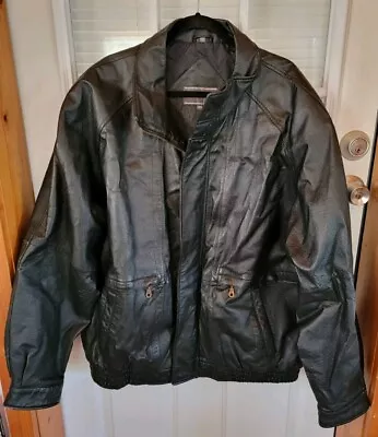 David Taylor Black Leather Jacket 2XLT • $20