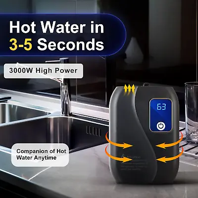 110V 3000W Mini Instant Electric Tankless Kitchen Hot Water Heater Shower • $48