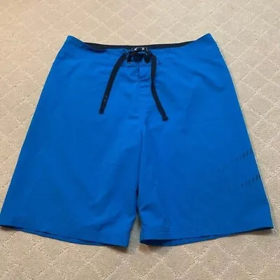 Oakley Boardshorts Men’s Size 34 Waist Blue Hybrid Surfing Swim Fitness Shorts • $4.99