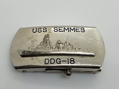 Vintage USS Semmes DDG-18 Belt Buckle • $50