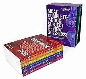 MCAT Complete 7-Book Subject Review - Paperback By Kaplan Test Prep - Good • $97.48