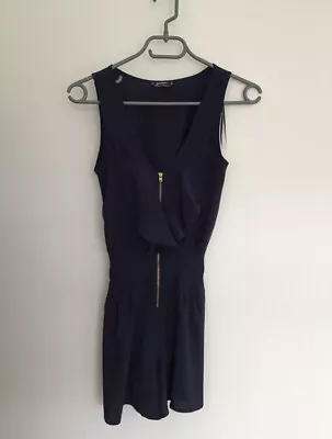 Miss Selfridge Petites Navy Dressy Playsuit Size 6 • £1.50