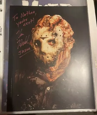 Kane Hodder Autographed Signed Friday The 13th  8x10 Photo Horror Mask • £24.12