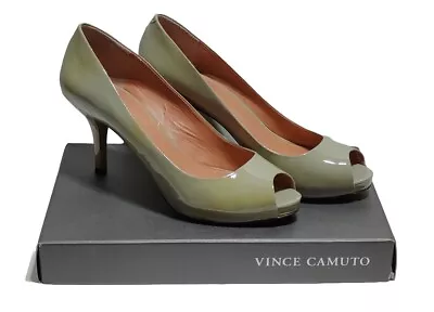 Vince Camuto Storm Kira Heels Pumps Smooth Patent 7.5m  • $5