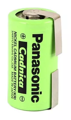 Panasonic Sub C SC Ni-Cd 1800mAH Rechargeable Battery TAG Nickel Fast Charge • $14.95