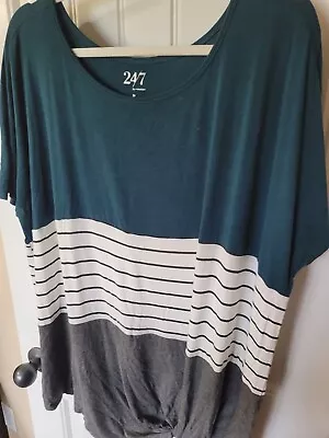24/7 WOMENS Plus Size Blouse 2X MAURICES  • $16.95