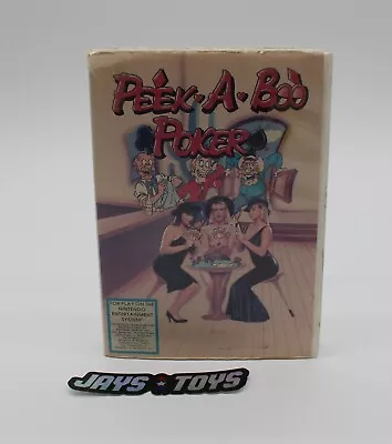 Peek-A-Boo Poker Video Game For Nintendo NES Panesian Taiwan With Case • $1000