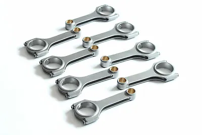 Connecting Rod 6.125  H-Beam For LS LS1 Chevy Camaro Corvette  Forged 4340 Steel • $297.98