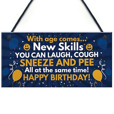 £3.99 • Buy Funny 40th 50th 60th Birthday Gifts For Men Women Birthday Decorations Plaque