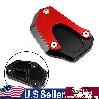 $19.99 • Buy Motorcycle Kickstand Enlarge Plate Pad Fit For Suzuki V-Strom 1050A/XT 2020 Red
