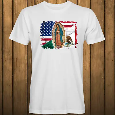 T-SHIRTS Virgen De Guadalupe -Madre De Mexico-USA Virgen Maria  Playeras UNISEX • $19.99