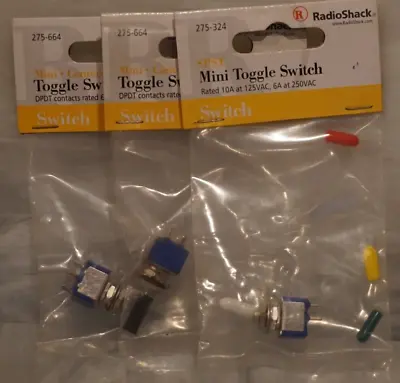 RadioShack Mini SPST Toggle Switch Lot (3) • $3.99