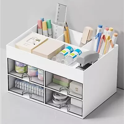 Premium Acrylic Makeup Organizer With Drawers Cosmetic Organiser Storage Box • £10.89