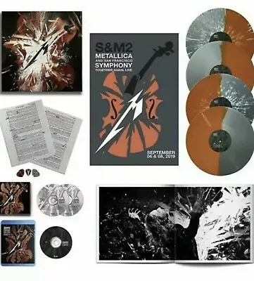 Metallica S&M 2 Symphony. 4-LP Deluxe Box Set. Brand New.  Vinyl/ CD/Blu-Ray. • $124.95