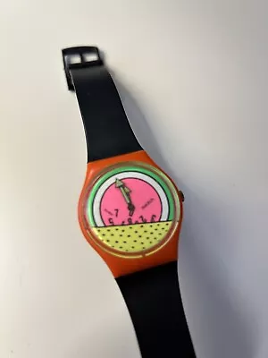 1985 Keith Haring Rare Breakdance Swatch Watch First Ever Sponsored Swatch • $950