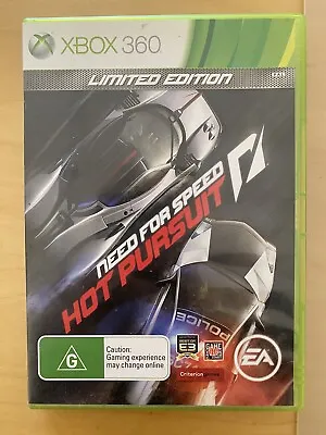 Xbox 360 Need For Speed Hot Pursuit - Limited Edition - Inc Manual • $9.99