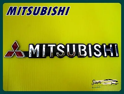 With For MITSUBISHI LANCER PAJERO SHOGUN COLT LOGO BADGE  EMBLEM PLATE Si223 • $22.22