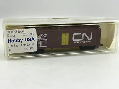 Model Power 3401 N Scale Canadian National Refrigerator Reefer Car CN #524880 • $7