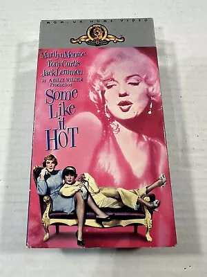 Some Like It Hot - VHS Video Tape - Marilyn Monroe Tony Curtis Jack Lemmon • $1.99