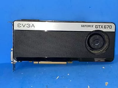 GEFORCE EVGA  NVIDIA  GTX 670  PN 04G-P4-2671-BR  Video Graphics Card  • $184.99