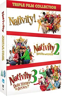 Nativity Triple Film Collection DVD Children (2015) Martin Freeman Amazing Value • £3.27
