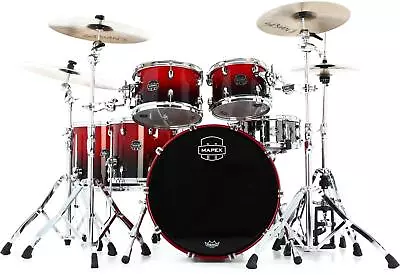 Mapex Saturn 5-piece Studioease Shell Pack - Scarlet Fade • $1749