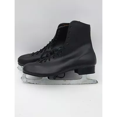 Vintage Men's Aerflyte Figure Skates And Blades (10 1/3) • $23.47