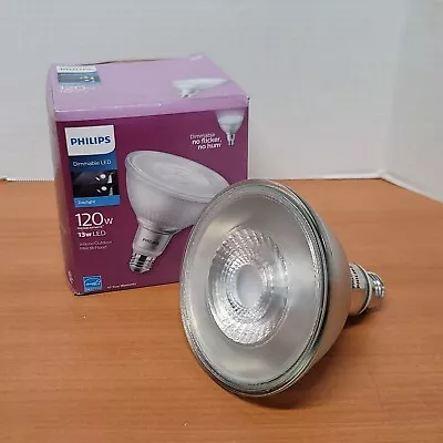 Philips Dimmable LED Bulb LED 120W Equiv PAR38 Daylight Indoor Outdoor • $7.95