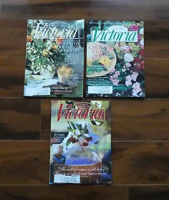 Victoria Magazine Lot 1996 1997 Autumn Spring Vintage Decor Women English Design • $14.99