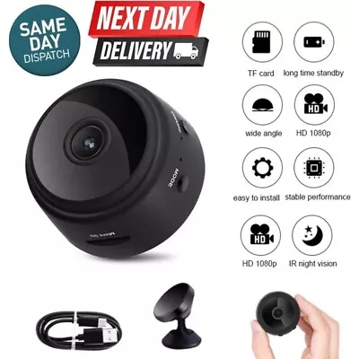 1080P HD Wireless MINI CCTV WiFi  Indoor &Outdoor IP Camera CAM Home Security • £9.95