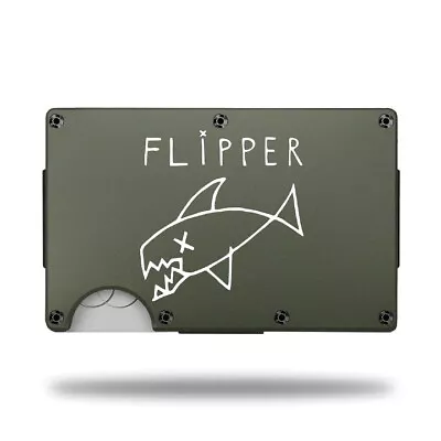 Custom Laser Engraved Wallet - FLIPPER - GREAT GIFT WALLET • $22