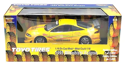 Ertl American Muscle 1995 Mitsubishi Eclipse Toyo Tires 1:18 Diecast Hobby • $149.95