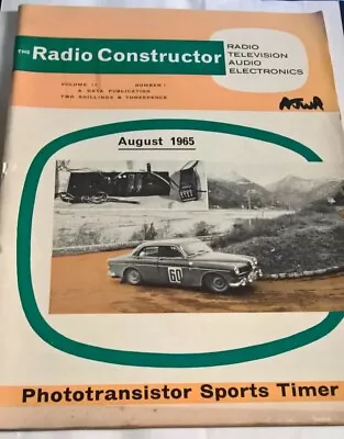 Radio Constructor  Magazines August & October 1965 • £4.70