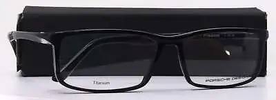 $89.99 • Buy Porsche Design P'8228 A Black Mens Rectangular Eyeglasses 56-14-140 JAPAN