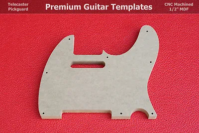 $18 • Buy Telecaster Pickguard Router Template 5 And 8 Hole CNC TELE 1/2  MDF 0.5 