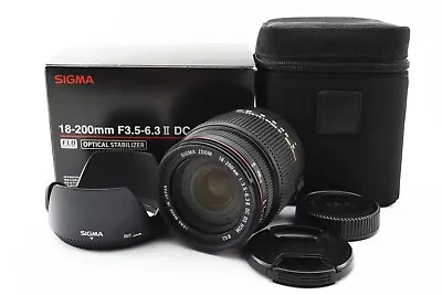 SIGMA AF 18-200mm F/3.5-6.3 II DC OS HSM Lens For Nikon AF Mount From Japan F/S • $359.51