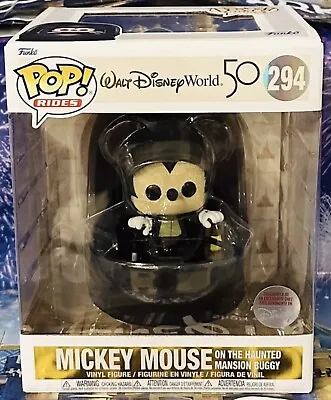 Disney Parks 2023 50th Haunted Mansion Mickey Doom Buggy Vinyl Pop Figure Funko • £95.41