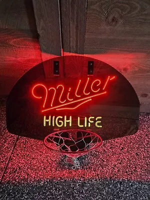Rare Orginal Miller High Life Basketball Neon Sign • $699.99