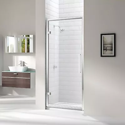 Merlyn 8 Series Hinged Shower Door 760mm Wide - 8mm Glass • £639.95