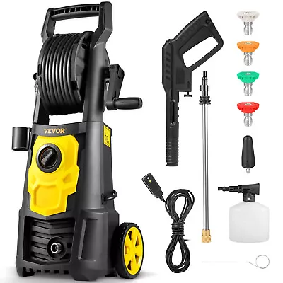 VEVOR Electric Pressure Washer High Pressure Washer 2000PSI 1.76GPM W/ Hose Reel • $112.99